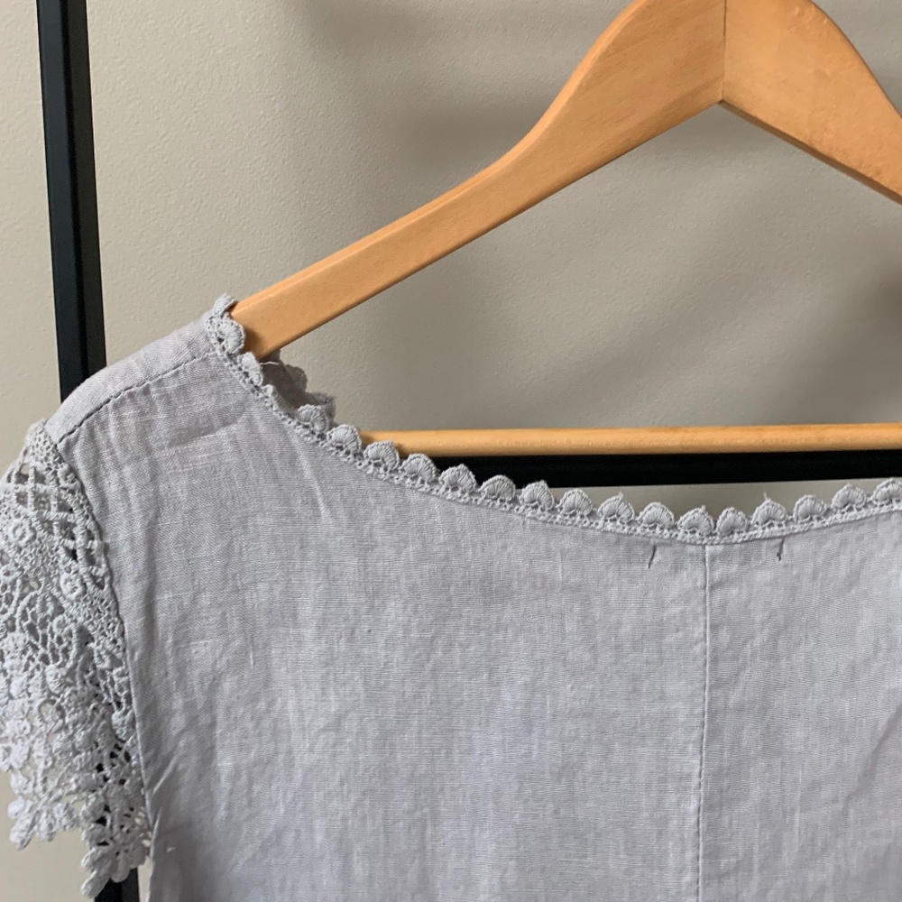 Linen Mini Dress - Picture 4 of 6